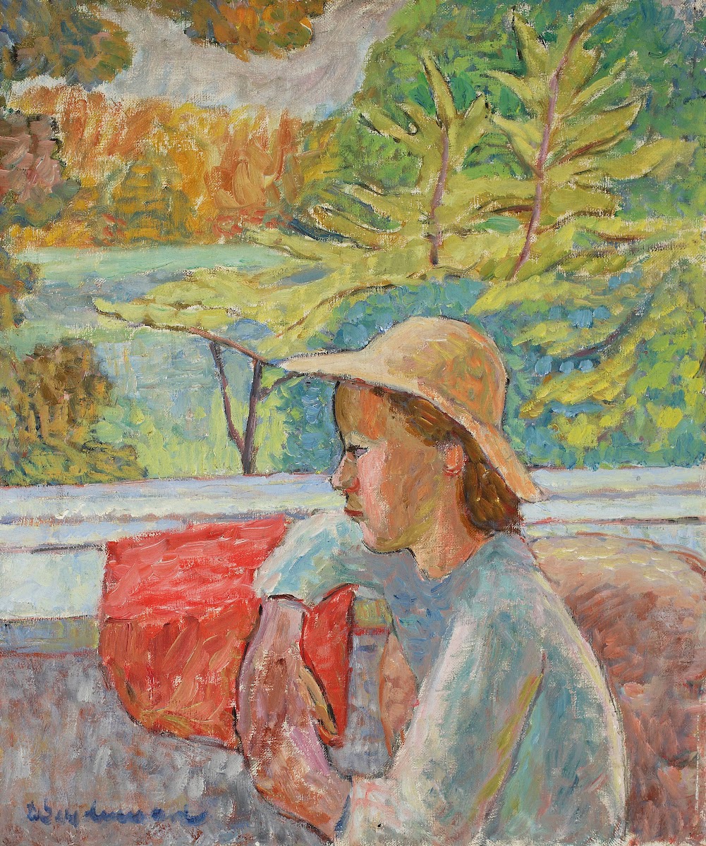 Woman under awindow