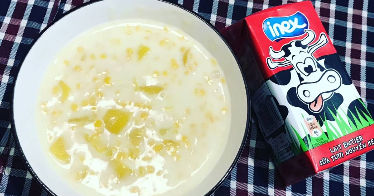 Chè khoai đậu lăng đỏ cho bé 12m+