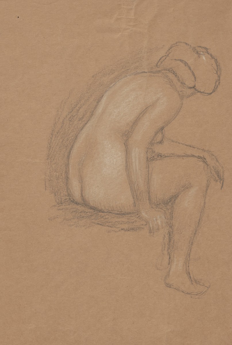 Sketch of a naked woman 1895 1928