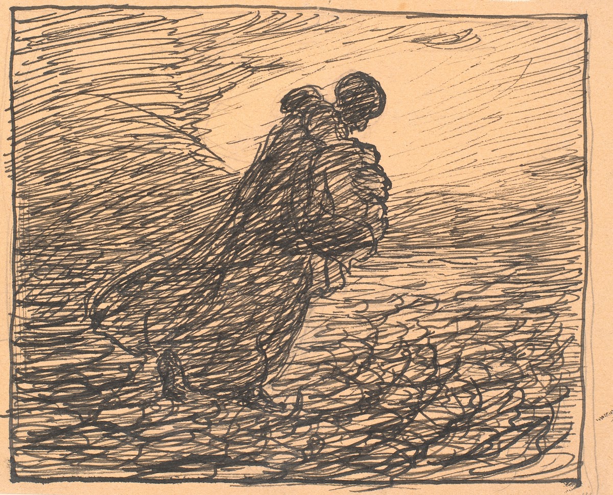Døden går bort med barnet 1900   1901