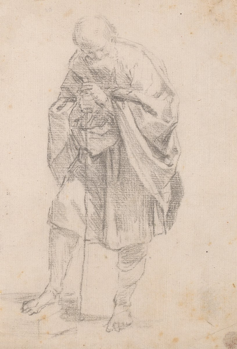 Old Man with Cane
