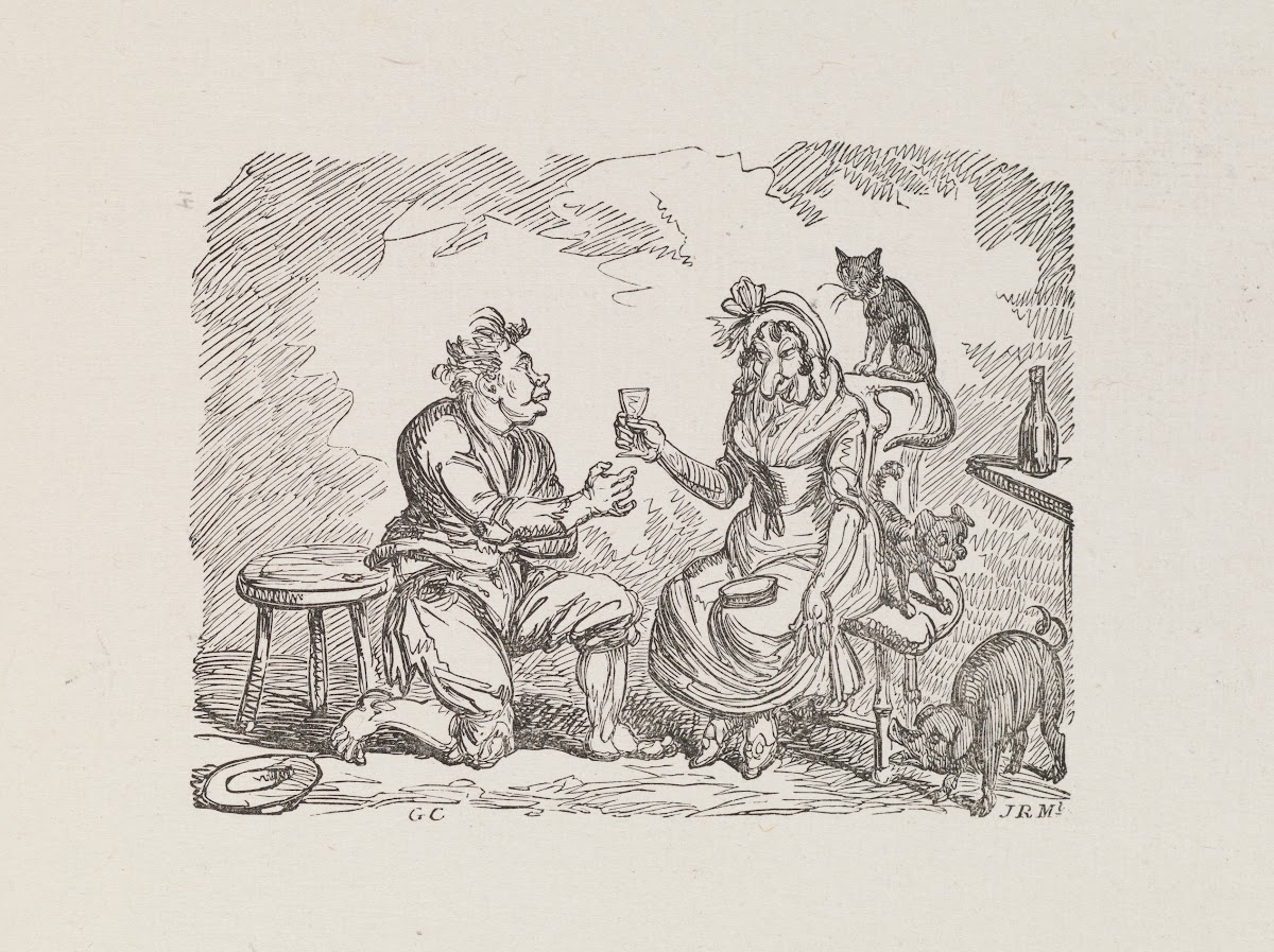 Illustrations for The Universal songster Pl12 1825