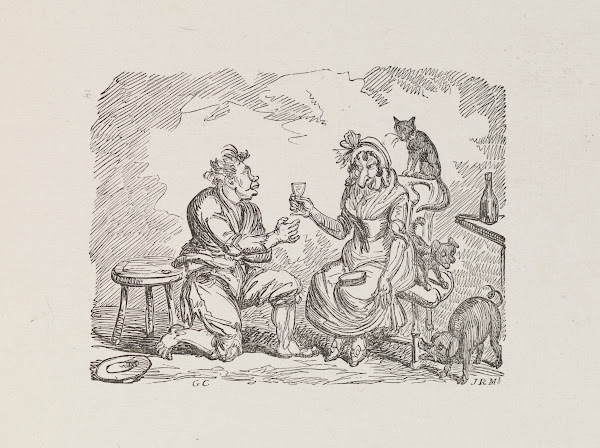 Illustrations for The Universal songster Pl12 1825