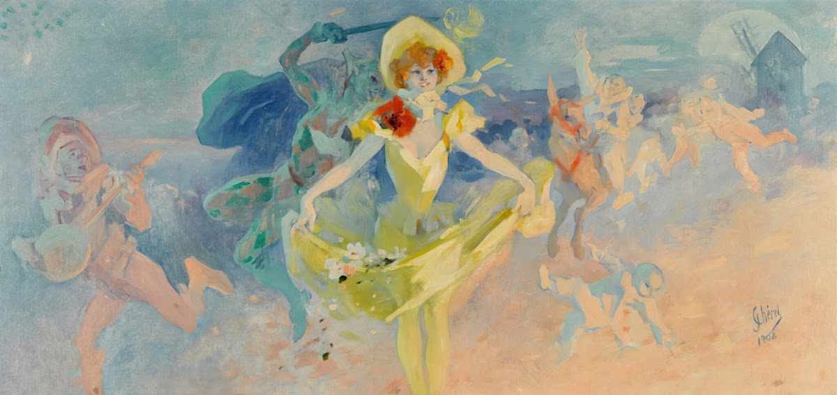 Pierrotet Columbine 1908