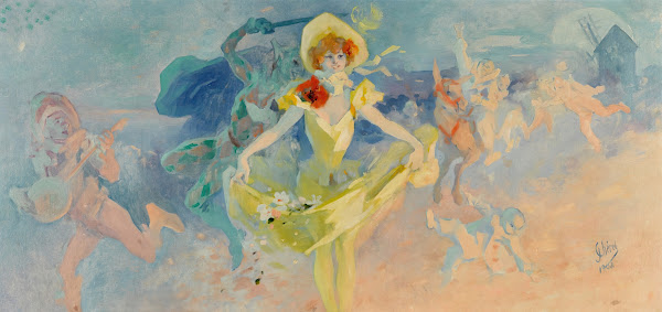 Pierrotet Columbine 1908
