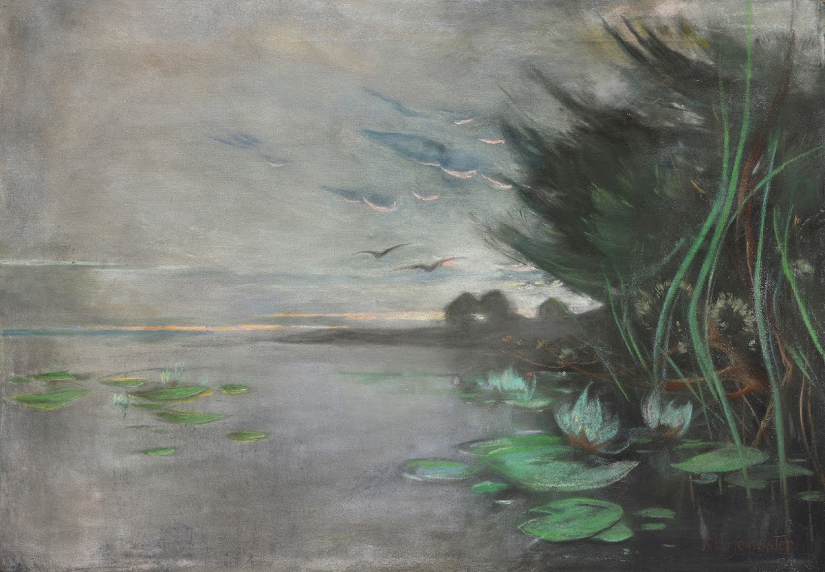 Märkische Seenlandschaft mit Seerosen 1905