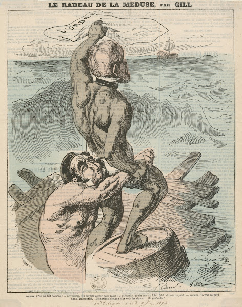 Le radeau de la Méduse 1872