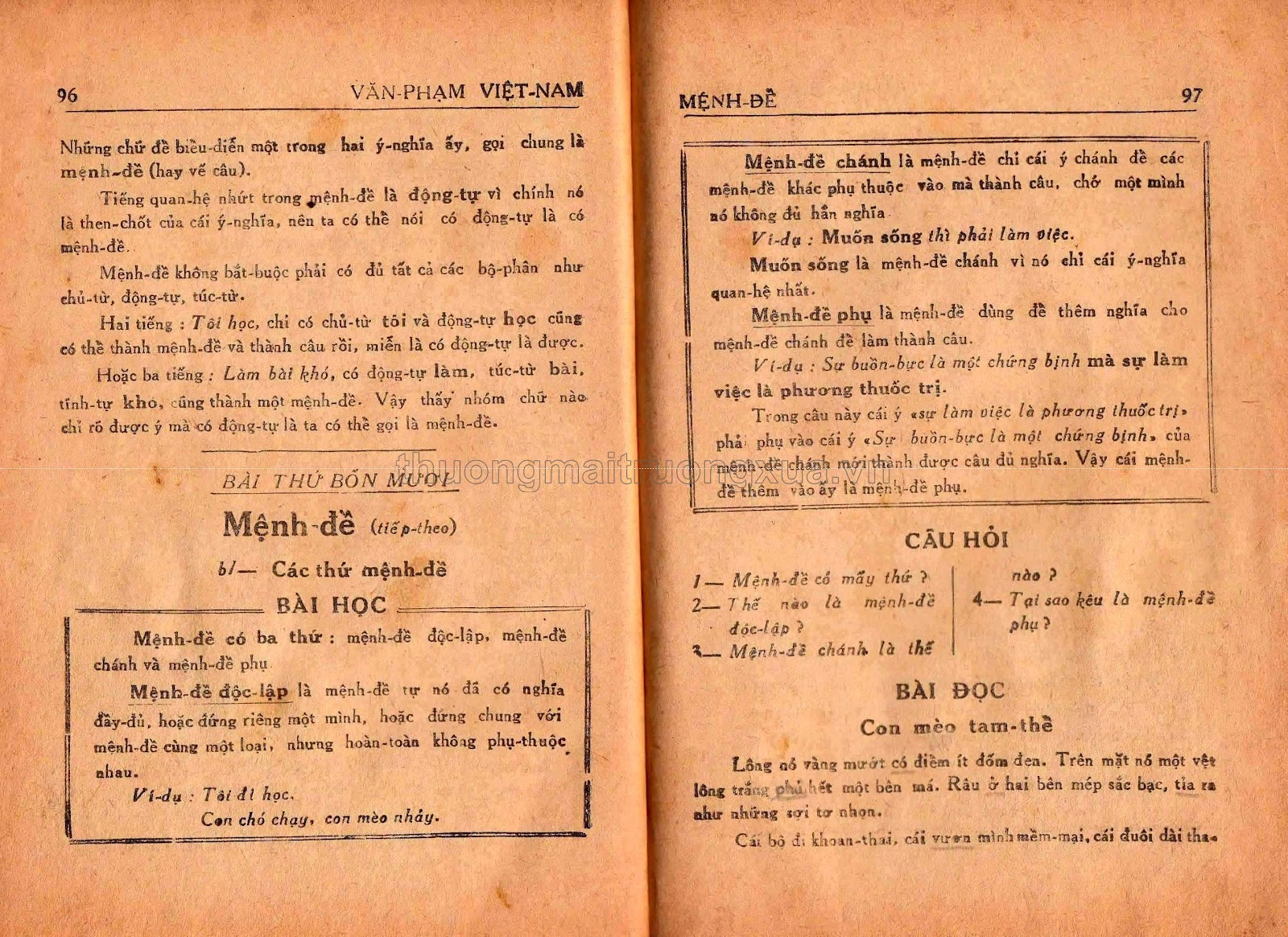 Văn phạm Việt Nam (lớp nhì lớp nhất, 1949) - Trang 48