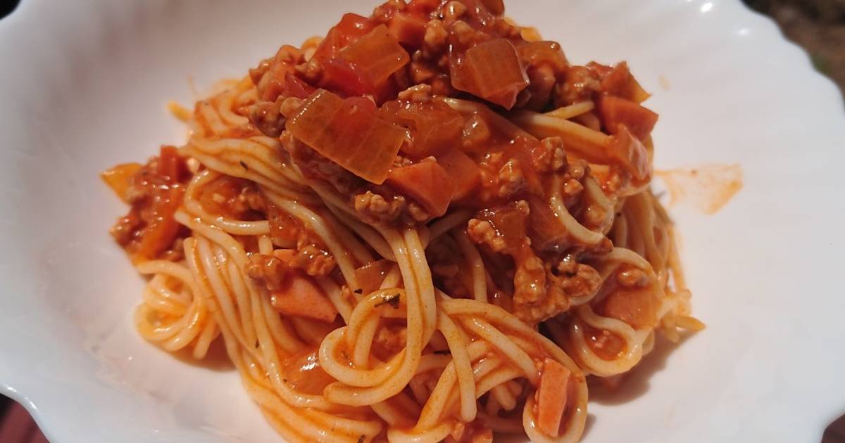 Pork & Ham Spaghetti