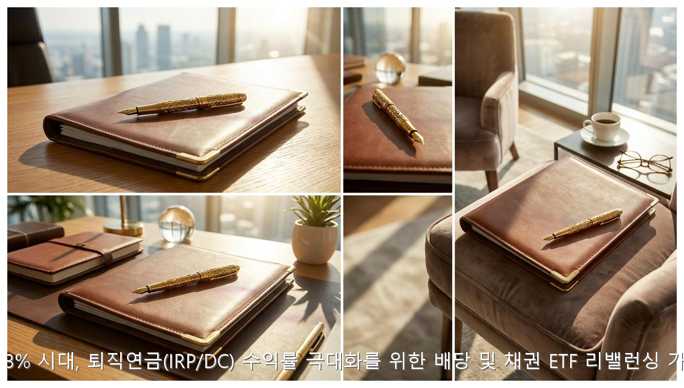금리 3% 시대, 퇴직연금(IRP/DC) 수익률 극대화를 위한 배당 및 채권 ETF 리밸런싱 가이드 핵심 안내 및 분석 인포그래픽 (6)
