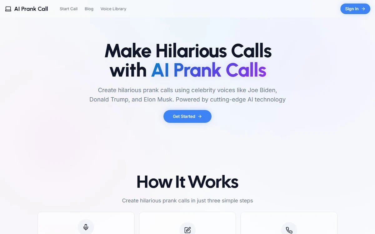 Captura de AI Prank Call