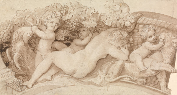 Relief Design for a Silver Salt Cellar