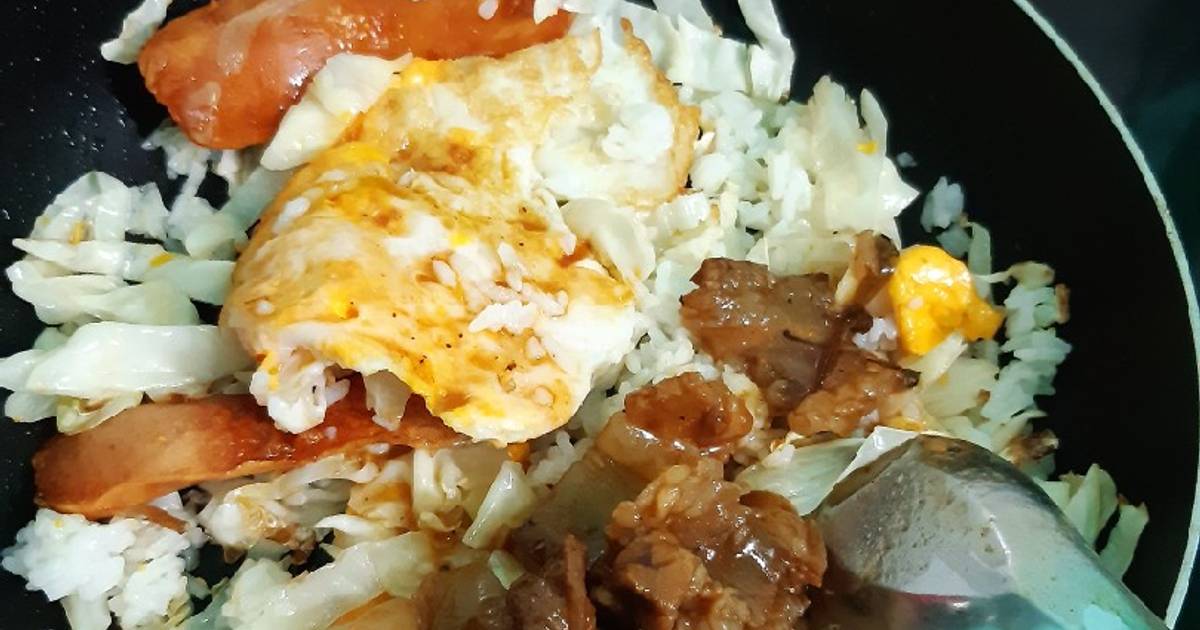Cơm nguội chiên sà bần