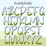 Canva Retro Letters Handwritten font photo 2 template 30