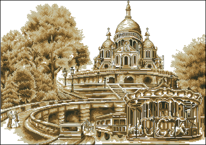 DOME60201 Montmartre Sepia