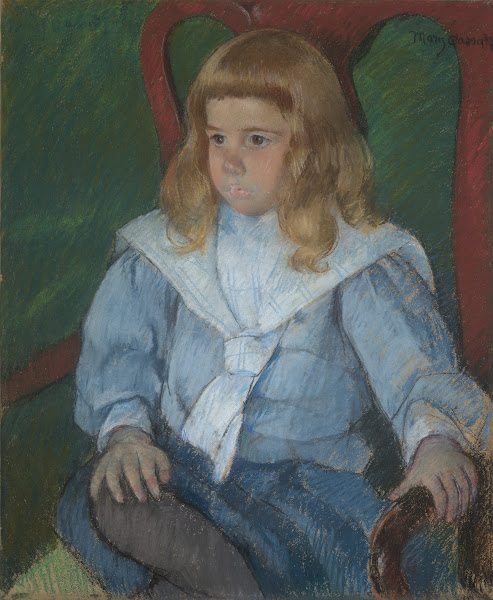 Boy with Golden Curls Portrait of Harris Whittemore Jr BA1918 1898