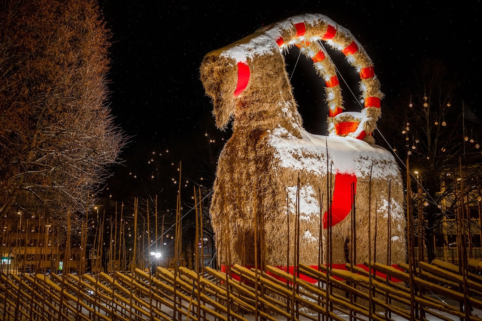 Sweden Giant Yule Goat
