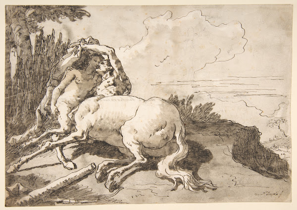 Centaur Embracing a Satyress 17271804