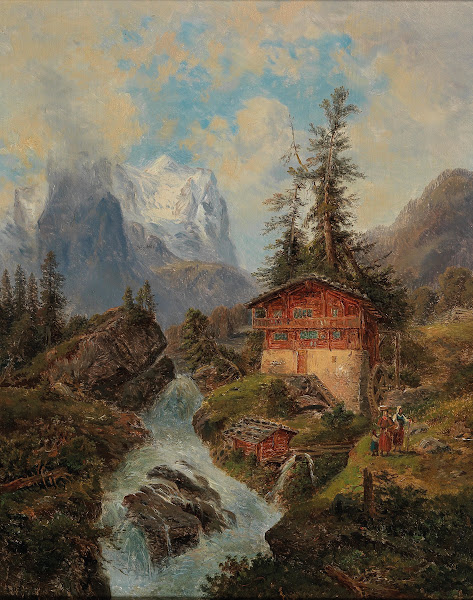 Das Wetterhorn in der Schweiz