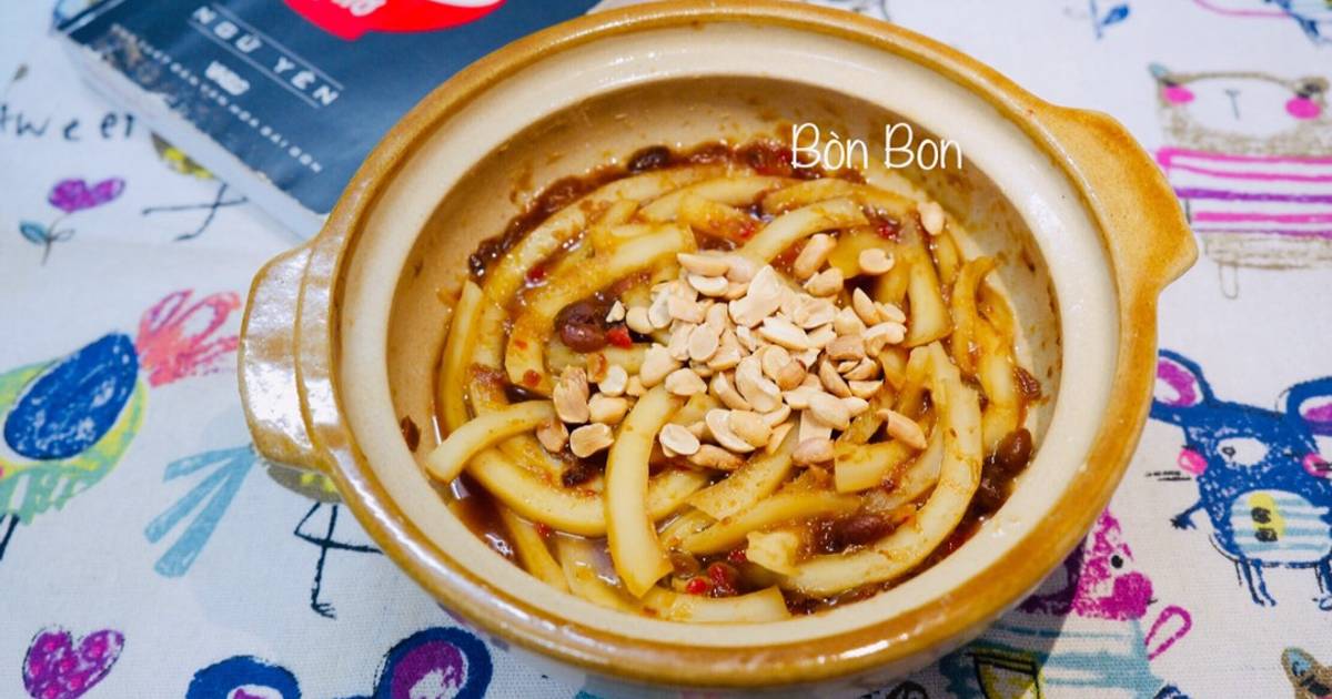 Dừa Kho Tương Hột Chay