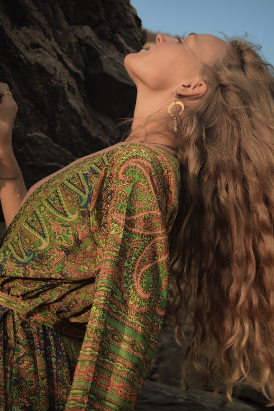 Women resting in connection and presence