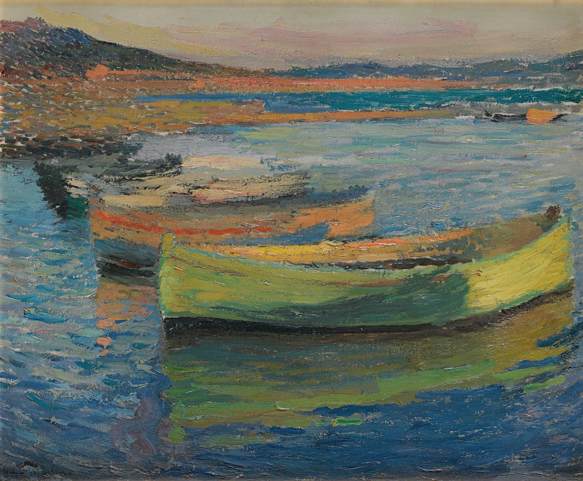 Barques Aux Environs De Collioure circa 1910