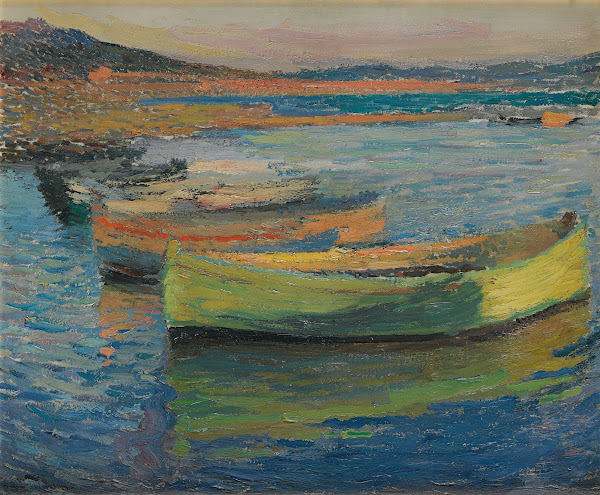 Barques Aux Environs De Collioure circa 1910