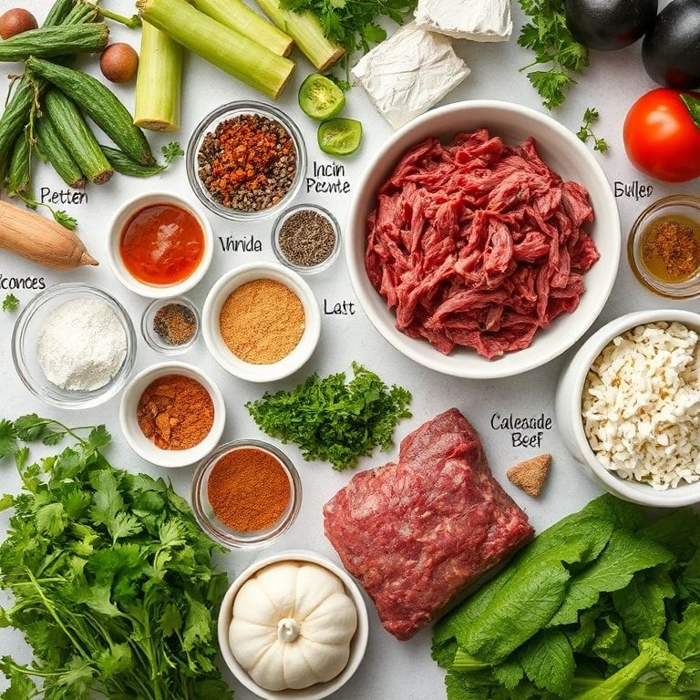Ingredients for Shredded Beef Enchiladas Recipe – Easy Homemade Mexican Comfort Food