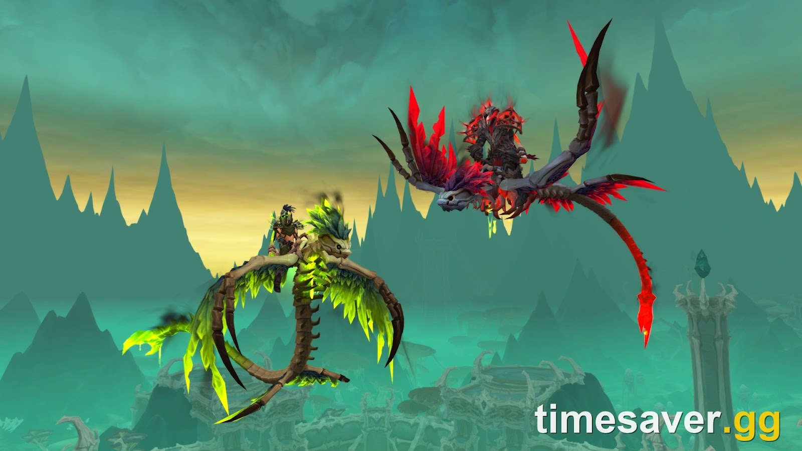 Breath of Blight and Breath of Ruin, the Mythic+ Keystone Master and Keystone Legend mounts for WoW Midnight Season 2