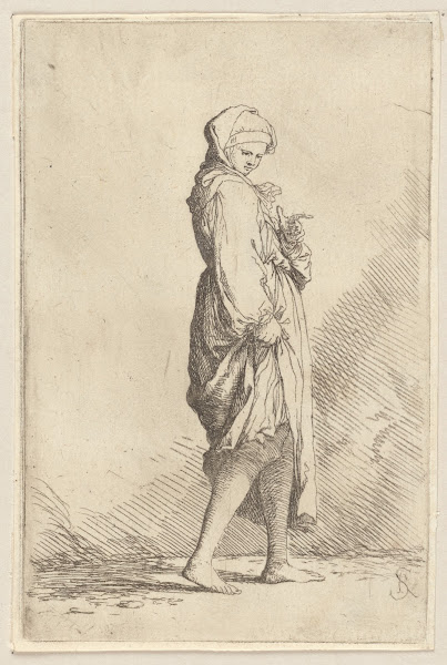Young Woman Walking Toward the Right 1656   1657