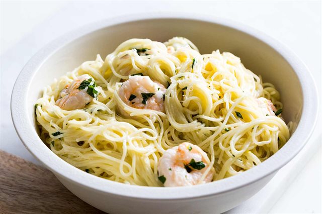 Pasta Tôm Sốt Phô Mai Chanh