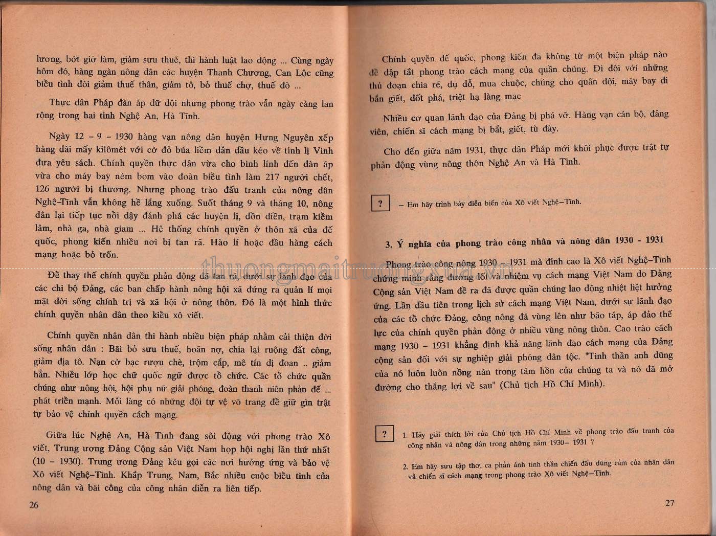 Lịch sử 9 (tập 2 1999) - Trang 69