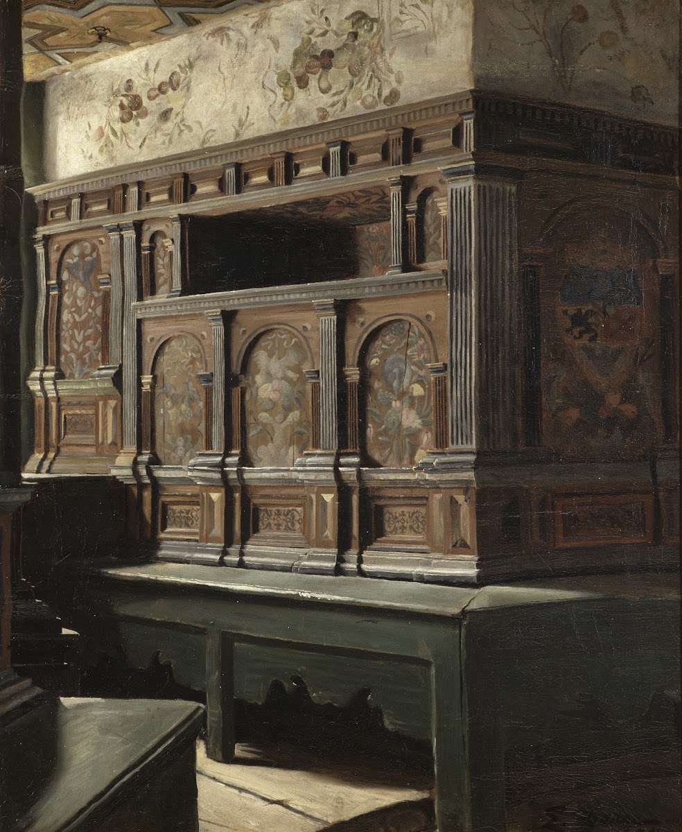 King Karl IXs Bedchamber at Gripsholm 1884