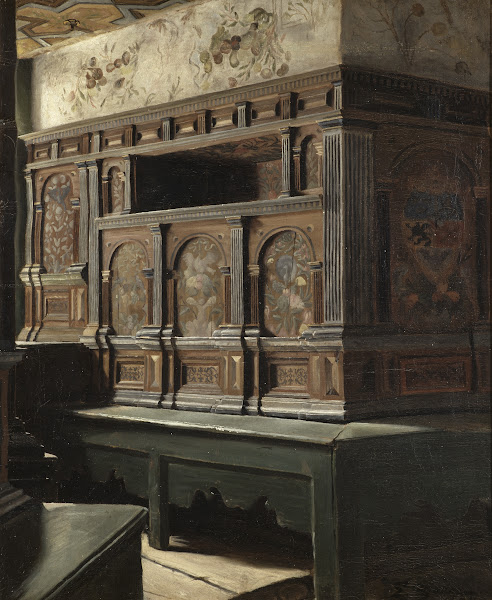 King Karl IXs Bedchamber at Gripsholm 1884