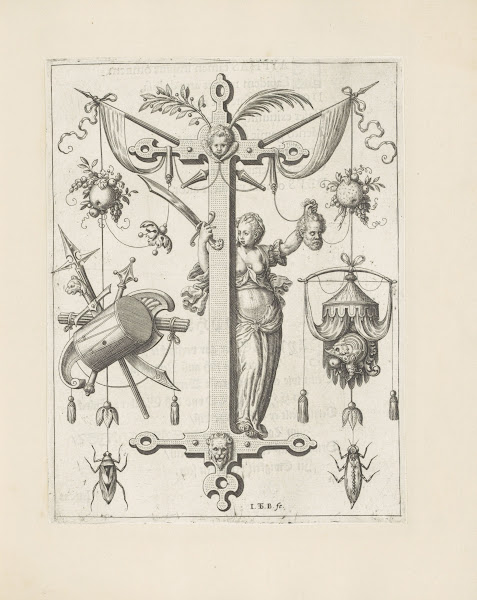 Letter I with Judith and the head of Holofernes 1595