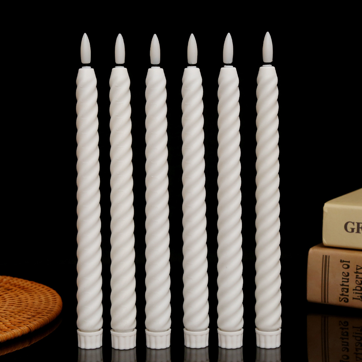LED-Stabkerze mit Kunststoffgehäuse