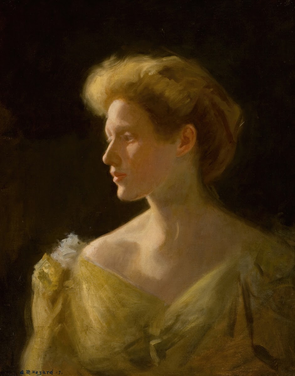 Woman in a Yellow Dress 1917