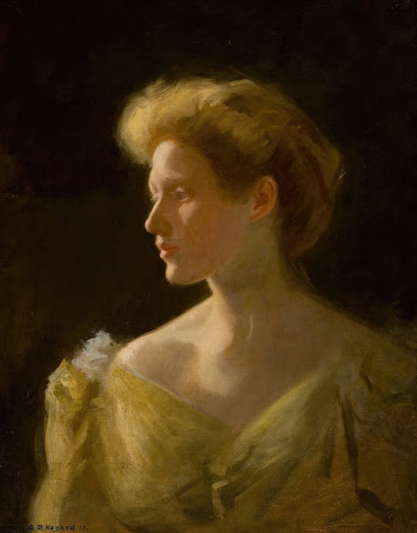Woman in a Yellow Dress 1917