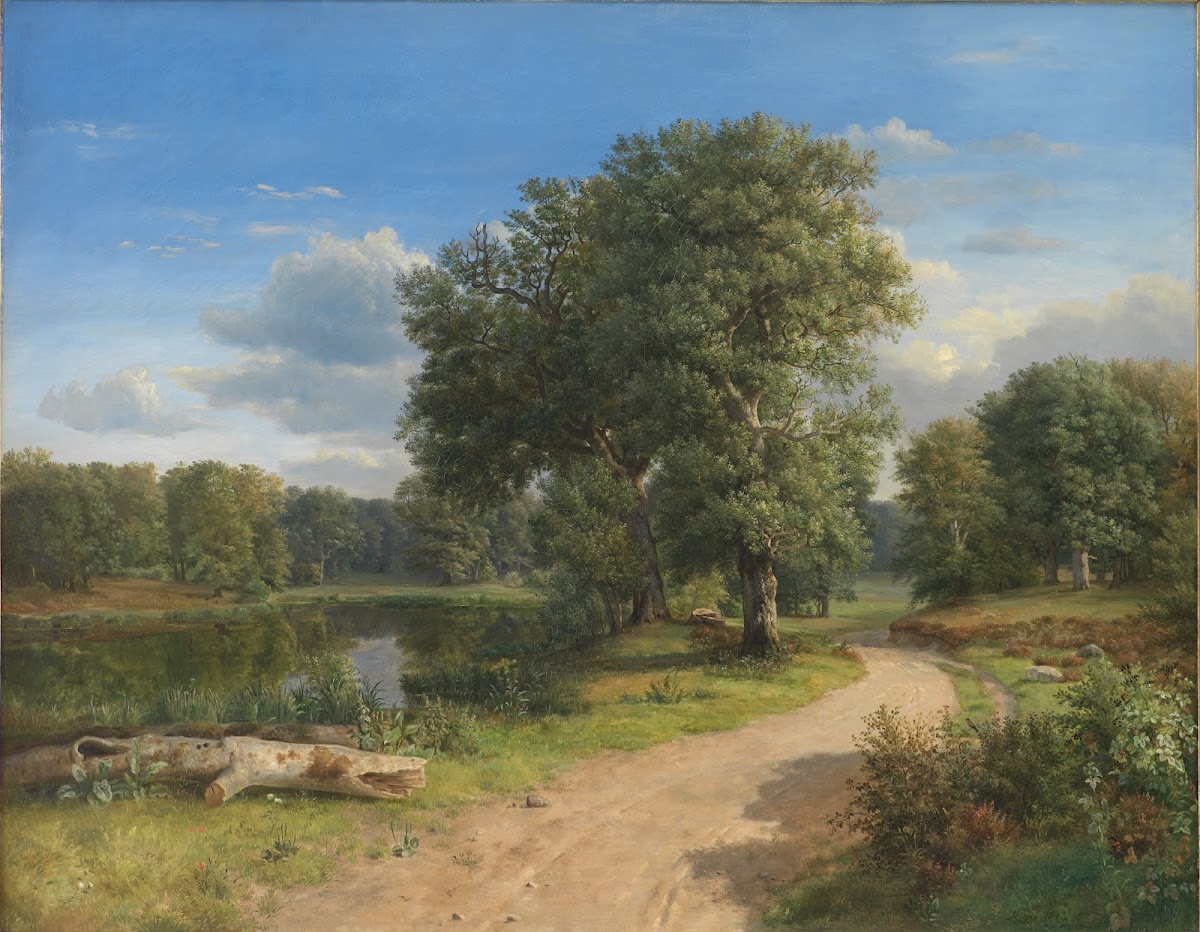 Landscape near Hammermøllen North Zealand 1843