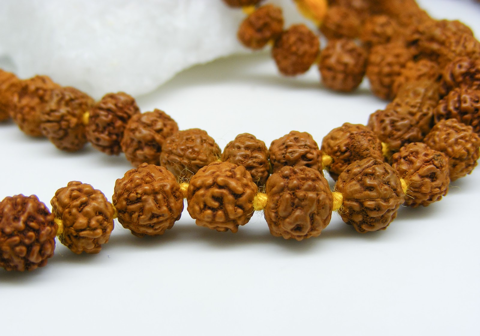 Natural Rudraksha Mala 7–7.5 MM 