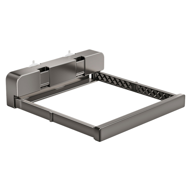 Foldable wall shelf for sinks