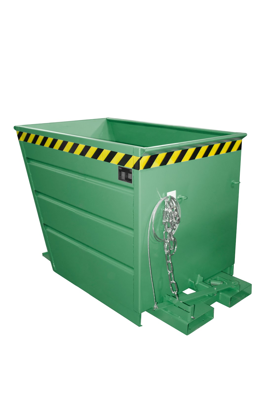 Kiepcontainer VG 700, gelakt, Resedagroen
