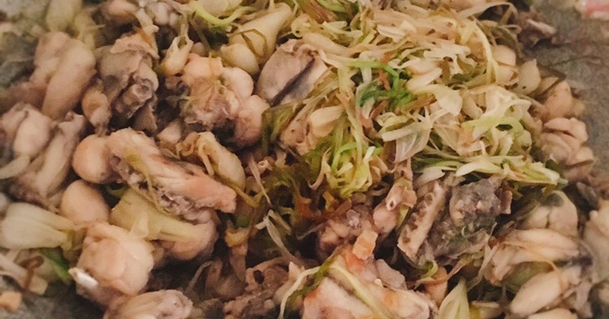 Ếch xào củ kiệu