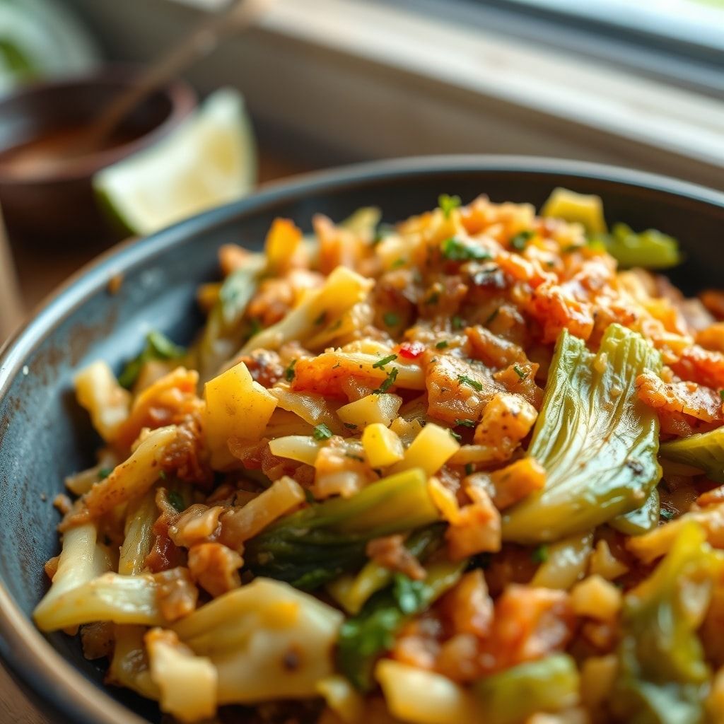 Easy Jamaican Cabbage Stir-Fry: Quick Weeknight Side in 25 Minutes