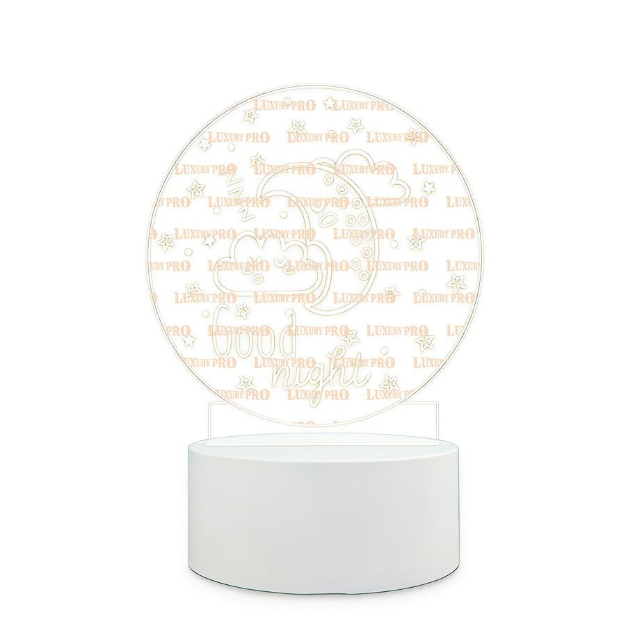 Acrylic Night Light-Plastic Bottom