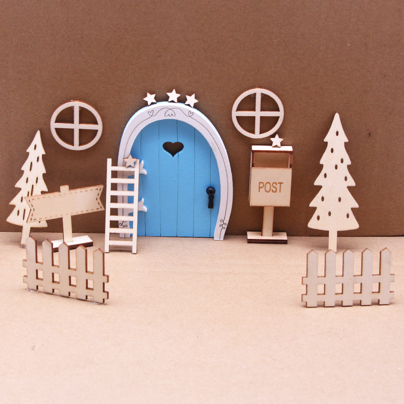 Miniature Fairy Door Set for Dollhouses