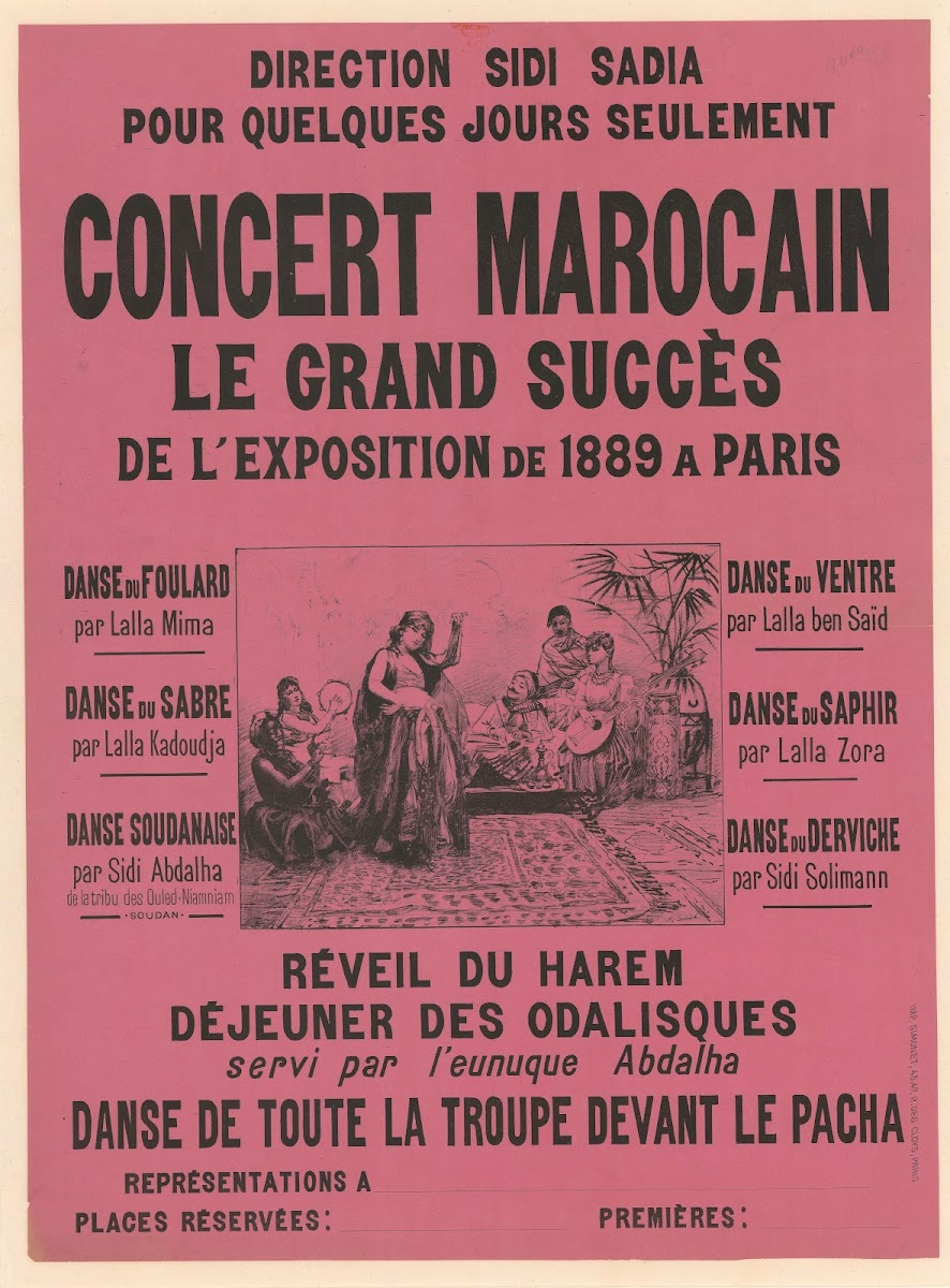 Concert Marocain Le Grand SuccèS De LExposition De 1889 À Paris  RéVeil Du Harem