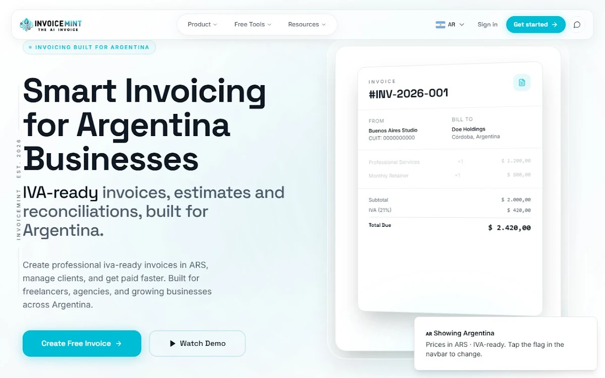 Captura de Invoicemint