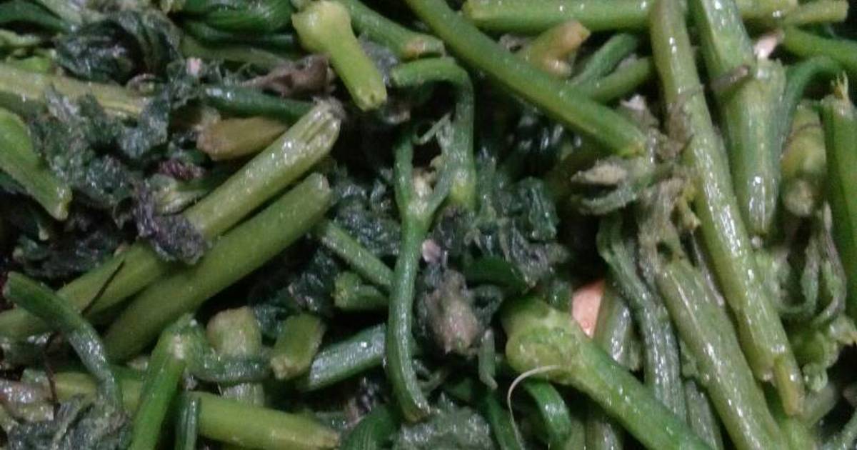 Rau bí xào thịt bò