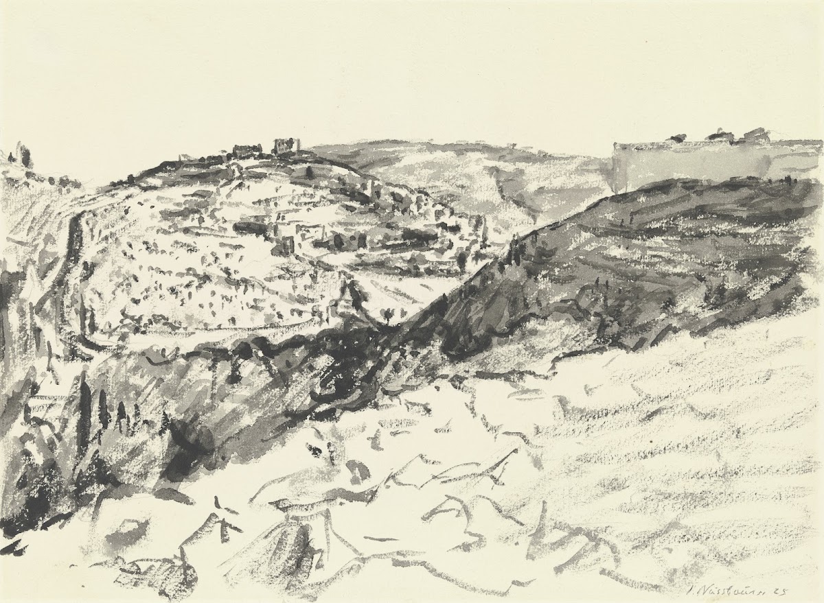 Jerusalem Kidrontal und Siloa 1925